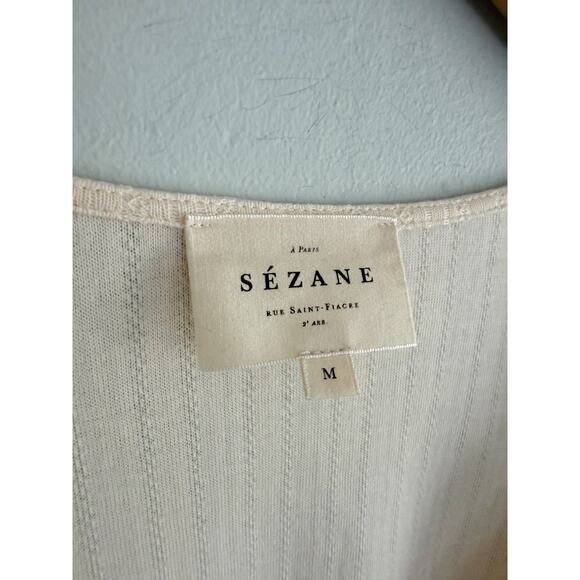 Sézane | Sezane | Cyrielle Top in Ecru Cream/Ivory | Sz M - Picture 5 of 9